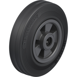 ROUE 100KG D.125MM 37,5 CAOUT JANTE POLYP MOYEU ROULEAUX