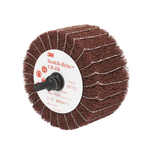 P180 SPAZZOLE LAMELLARI CB-ZR COMB.TELA ABRASIVA ATTACCO ROLOC - MINERALE A ART.9723 63X32MM 7000077939