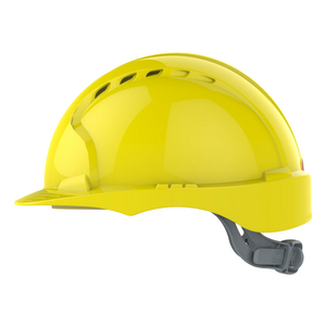CASCO DI SICUREZZA EVO 2-CRICCHETTO ANTISCIVOLO-VENTILATO GIALLO AJF030-000-200