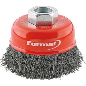 9770320080 Topfbürste Stahld. M14 80mm gewellt FORM