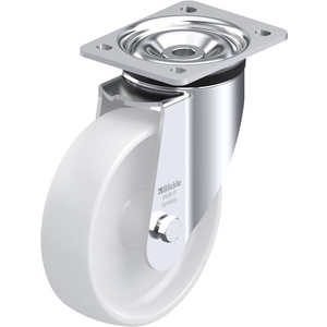 ROULETTE PIVOT. 500KG D.175MM AC BAND.POLYA 50MM MOY LISSE