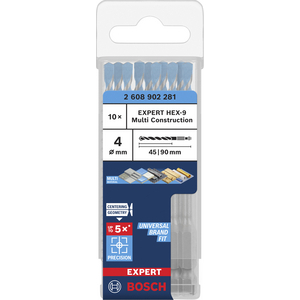 BOSCH BOOR HEX-9 MULTICONSTR. 4X45X90 2608902281 (PK=10ST)