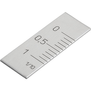 K0759.101 Massstab Edelstahl vertikal, Nonius