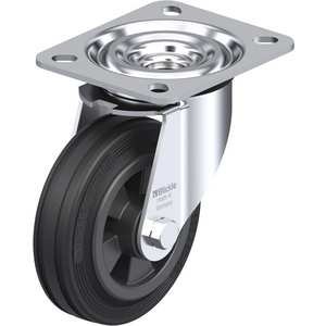 ROULETTE PIVOT. 70KG D.100MM AC BAND.CAOUT 30MM MOY ROULEAUX