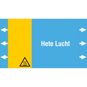 BRADY LEIDINGMERKER 220X125 HETE LUCHT