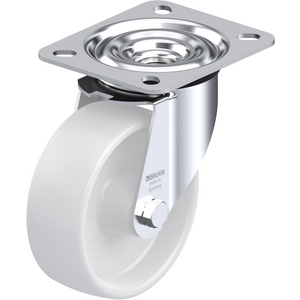 ROULETTE PIVOT. 150KG D.100MM AC BAND.POLYA 37MM MOY LISSE