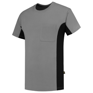TRICORP T-SHIRT BORSTZAK 102002 GRIJS/ZWART MT 6XL