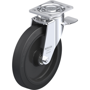 ROUE PIVOT. 550KG D.250MM AC BAND.CAOUT 50MM MOY BILLE+FR