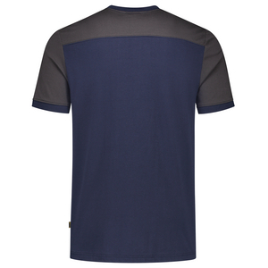 TRICORP T-SHIRT NADEN 102006 INKT BLAUW/DONKER GRIJS MT M