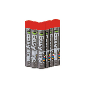 VERNICE PERMANENTE EASYLINE â ROSSO 255355 EASYLINE PAINT RED (PAC OF 6)