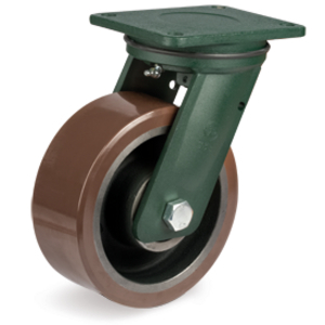 RUOTA 58GH 300X80 POLIURETANO TR-POWERHIGH NUCLEO GHISA SUPP. ROTANTE PIASTRA EE HD 588338