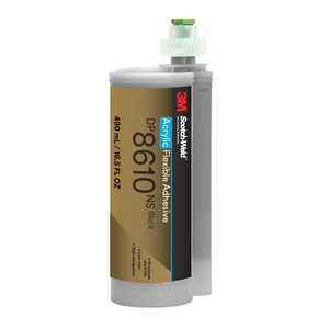 ADESIVO ACRILICO FLESSIBILE SCOTCH-WELD DP8610NS, NERO, 490 7100232802