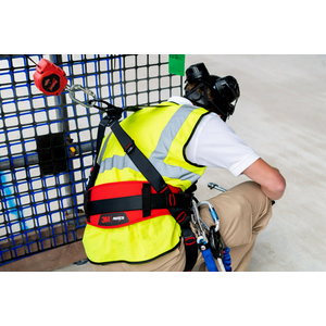 IMBRACATURA DI SICUREZZA PER ARRESTO CADUTA STANDARD CON CINTURA E200 PROTECTA, NERO, M/L, 1161635 7100207438