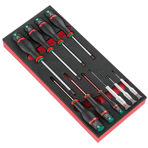 MODULE MOUSSE DE 10 TOURNEVIS PROTWIST TAMPER TORX