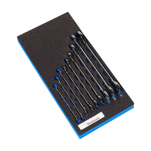 FOAM INLAYS 9 OPEN ENDED SPANNERS TYPE A 180 X 410 X 30MM 890399