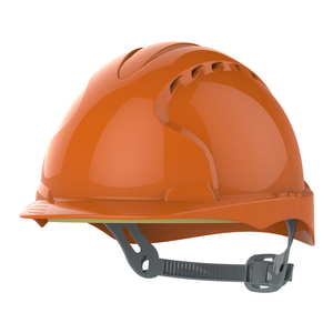 CASCO DI SICUREZZA EVO 2-CRICCHETTO ANTISCIVOLO-VENTILATO ARANCIONE AJF030-000-800