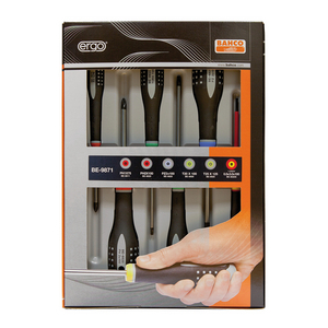 BAHCO SCHROEVENDRAAIERSET ERGO 6D BE-9871