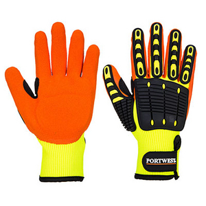 GUANTO GRIP ANTI IMPATTO GIALLO/ARANCIONE A721Y1R # L