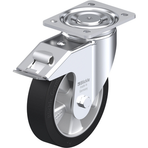 ROULETTE PIVOT. 400KG D.180MM AC BAND.CAOUT 50MM MOY BILLE+FR