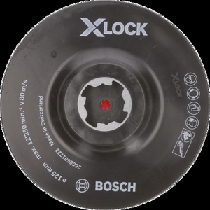 BOS-2608601721 X-LOCK Stützteller Klettverschluss 115mm 13.300 U/min