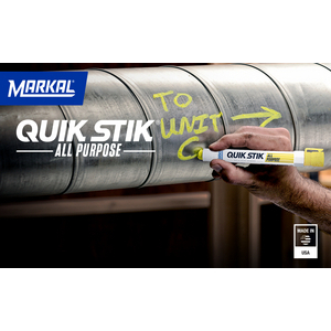 BATON PEINTURE SUPPORT MOLETTE QUIK STIK ALL PURPOSE JAUNE