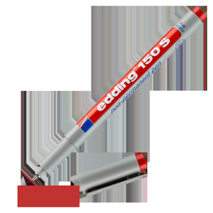 EDDING NON-PERMANENT PEN E-150S ROOD