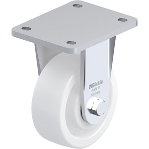 ROULETTE FIXE 750KG D.125MM AC BAND.POLYA 50MM MOY BILLE