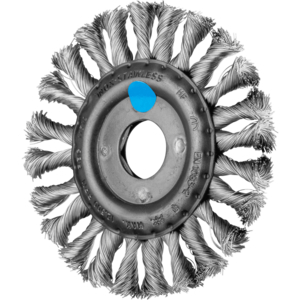 PFERD Wheel brush, knotted RBG 11512/22,2 CT INOX 0,35