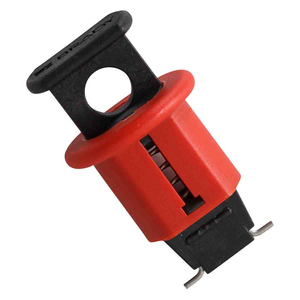 PACK 6 MINIATURE CIRCUIT BREAKER LOCKOUTS - PIN-OUT STANDARD 090845-ELEC. CIRCUIT BREAKER L/O EURO POS. PK 6