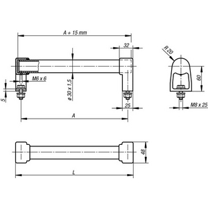 K0652.200301 Rohrgriff, A=200 Niro