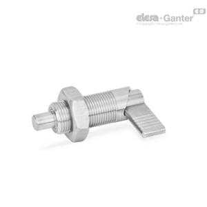 ELESA+GANTER ARRETEERGRENDEL GN 612-10-M16X1,5-AK-NI