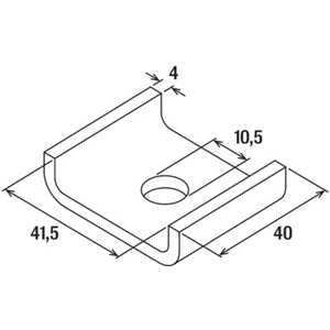 FISCHER KLEMPLAAT HK 41/10,5 547493