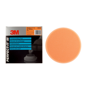 TAMPONE IN SPUGNA PER PASTE ABRASIVE PERFECT-IT, ARANCIONE, PIATTO, 150 MM, 09550 7000032308