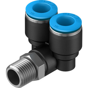 QSYL-1/4-10 Push-in Y-fitting