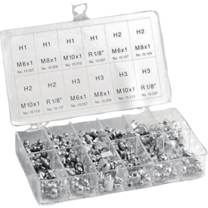 Box of 140 hydraulic grease nipples