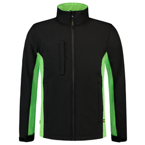 TRICORP SOFTSHELL 402002 ZWART/LIME MT 5XL