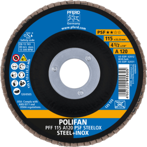 PFERD 67649115 Polifan Pff 115 A 120 Psf