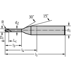 PROTOTYP MINI-RADIUSKOPIEERFREES VHM DIN6535HA H4046919-1-15