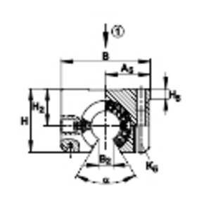 0068394950000-UNITÅ CUSCINETTO A SFERE LINEARE E ALLOGGIAMENTO KTSO30-PP-AS