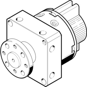 DSM-6-90-P-A-FW Semi-rotary drive