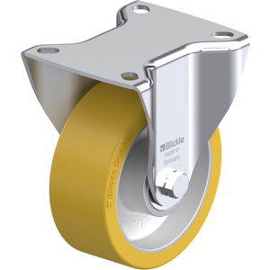 321554-RUOTA CON SUPPORTO FISSO IN LAMIERA DACCIAIO STAMPATA, SUPPORTI VERSIONE SEMI-PESANTI, ATTACC B-ALTH 100K