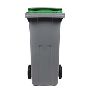 CONTENEUR 2 ROUES KOROK-240L SANS BARRE-GRIS/VERT