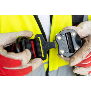 IMBRACATURA DI SICUREZZA PER ARRESTO CADUTA CON CINTURA COMFORT POSIZIONAMENTO, NERO, M/L 7100207437