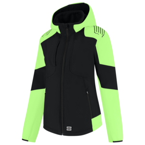TRICORP SOFTSHELL DAMES REDEFINED BI 406119 ZW/LIME MT XL