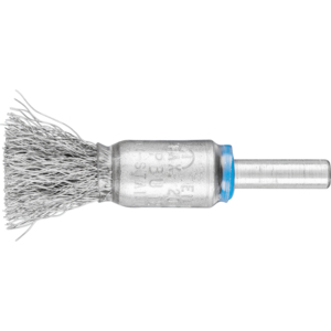 PFERD Shank mounted end brush, crimped PBU 1212/6 INOX 0,20