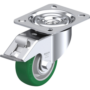 754465-RUOTA CON SUPPORTO GIREVOLE IN LAMIERA DACCIAIO STAMPATA, SUPPORTI VERSIONE SEMI-PESANTE, ATT L-ALST 80K-FI