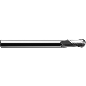 FRAISE CARBURE COUPE ALU -D.3 HEMISPHERIQUE -2 DENTS -QC