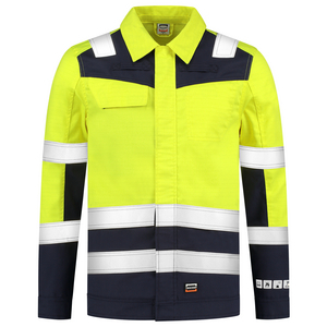 TRICORP WERKJAS MULTINORM 403015 FLUO GEEL/INKT BL MT L