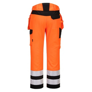 PORTWEST BROEK PW242 HI-VIS ORANJE/ZWART MT 30