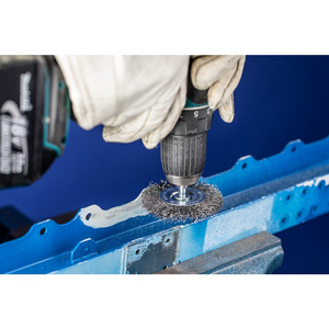 BROSSE PLATE/TIGE 20X4X3 FIL INOX 0,2 43101003